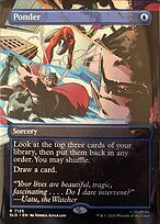 Ponder - Secret Lair Drop - Borderless