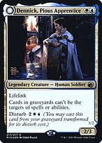 Dennick, Pious Apprentice // Dennick, Pious Apparition - Innistrad: Midnight Hunt Promos