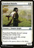 Famished Paladin - The List