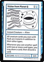 Visitor from Planet Q - Mystery Booster Playtest Cards 2021