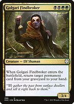 Golgari Findbroker - Kaldheim Commander