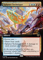 Splatter Technique - Secrets of Strixhaven - Extended Art