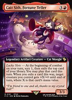 Cait Sith, Fortune Teller - Final Fantasy Commander - Extended Art