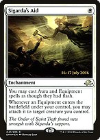 Sigarda's Aid - Eldritch Moon Promos - Promo Foil