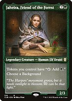 Jaheira, Friend of the Forest - Commander Legends: Battle for Baldur's Gate - Etched Foil