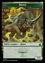 Rhino - Ravnica Remastered Tokens