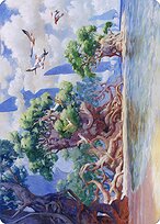 Yavimaya Coast - Dominaria United Art Series - Borderless