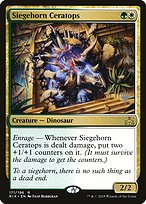 Siegehorn Ceratops - Rivals of Ixalan Promos