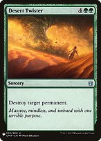 Desert Twister - The List