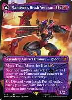 Flamewar, Brash Veteran // Flamewar, Streetwise Operative - Transformers