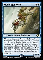 Archmage's Newt - Outlaws of Thunder Junction Promos