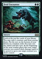 Feral Encounter - Wilds of Eldraine Promos