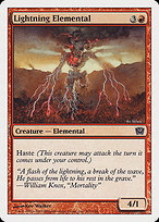 Lightning Elemental - Ninth Edition