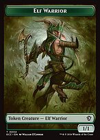 Elf Warrior - Lorwyn Eclipsed Commander Tokens