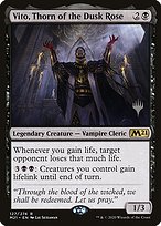 Vito, Thorn of the Dusk Rose - Core Set 2021 Promos