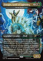 Zinogre, Lord of Lightning (Sarulf, Realm Eater) - Secret Lair Drop - Borderless