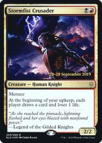 Stormfist Crusader - Throne of Eldraine Promos - Promo Foil