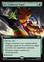 It's Clobberin' Time! - Marvel Super Heroes Commander - Extended Art