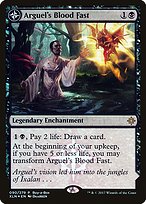 Arguel's Blood Fast // Temple of Aclazotz - XLN Treasure Chest - Promo Foil