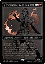 Chandra, Fire of Kaladesh // Chandra, Roaring Flame - San Diego Comic-Con 2015 - Promo Foil