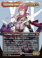 Lightning, Army of One - Final Fantasy - Surge Foil, Borderless