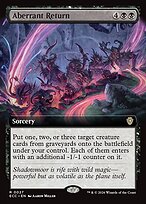 Aberrant Return - Lorwyn Eclipsed Commander - Extended Art