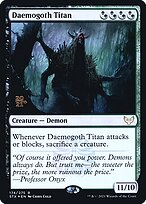 Daemogoth Titan - Strixhaven: School of Mages Promos