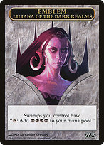 Liliana of the Dark Realms Emblem - Magic 2013 Tokens