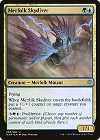 Merfolk Skydiver - War of the Spark