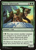 Temur Sabertooth - Commander 2017