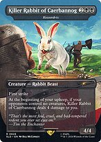Killer Rabbit of Caerbannog (Kezzerdrix) - Secret Lair Drop - Borderless