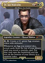 Dr. Ian Malcolm (Atla Palani, Nest Tender) - Secret Lair Drop - Borderless