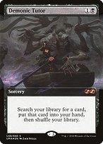 Demonic Tutor - Ultimate Box Topper - Promo Foil