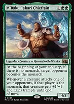 M'Baku, Jabari Chieftain - Marvel Super Heroes Commander