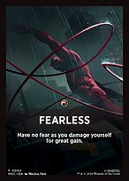 Fearless - Marvel Super Heroes Jumpstart Front Cards