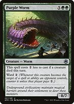 Purple Worm - Adventures in the Forgotten Realms Promos