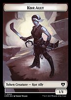 Kor Ally - Commander Masters Tokens