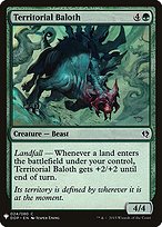 Territorial Baloth - The List