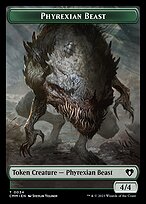 Phyrexian Beast - Commander Masters Tokens