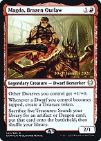 Magda, Brazen Outlaw - Kaldheim Promos - Promo Foil