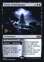 Virtue of Persistence // Locthwain Scorn - Wilds of Eldraine Promos - Promo Foil