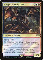 Winged Hive Tyrant - Warhammer 40,000 Commander - Surge Foil