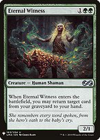 Eternal Witness - The List