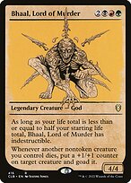 Bhaal, Lord of Murder - Commander Legends: Battle for Baldur's Gate