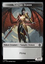 Vampire Demon - The Lost Caverns of Ixalan Tokens