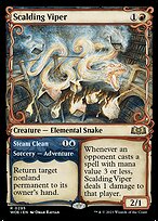 Scalding Viper // Steam Clean - Wilds of Eldraine - Showcase