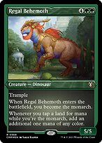 Regal Behemoth - Commander Masters - Etched Foil