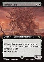 Lamentation - Lorwyn Eclipsed Commander - Extended Art
