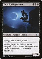 Vampire Nighthawk - Crimson Vow Commander