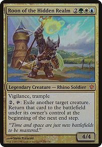 Roon of the Hidden Realm - Commander 2013 Oversized - Promo Foil